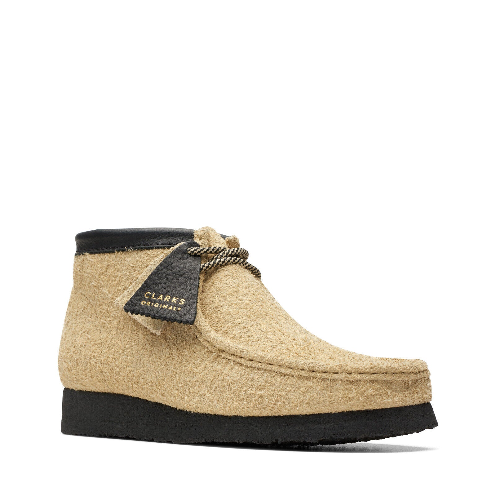 Clarks Wallabee Boot 26174051 Mens Beige Suede Lace up Ankle Boots