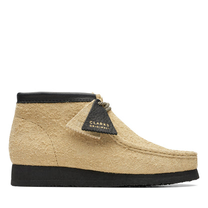 Clarks Wallabee Boot 26174051 Mens Beige Suede Lace up Ankle Boots