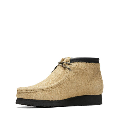 Clarks Wallabee Boot 26174051 Mens Beige Suede Lace up Ankle Boots